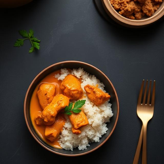 Butter Chicken med Ris