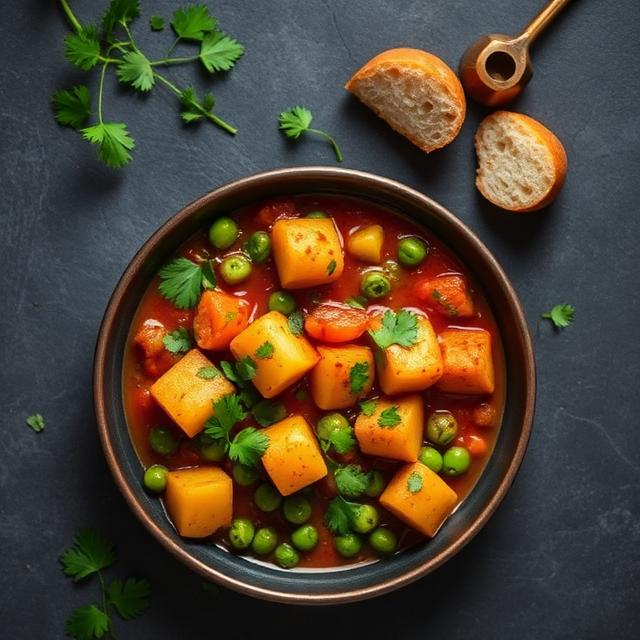 Vegan Aloo Matar